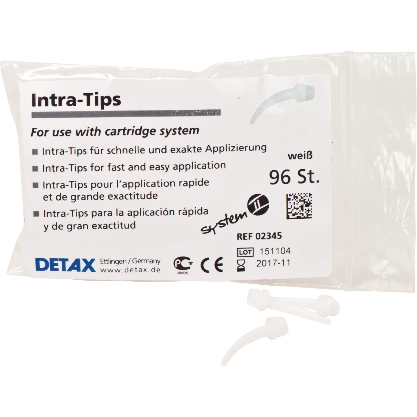 DETAX Intra-Oral-Tips weiß