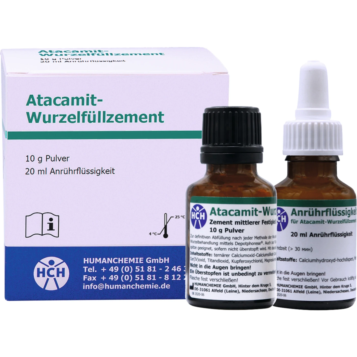 Atacamit-Wurzelfüllzement