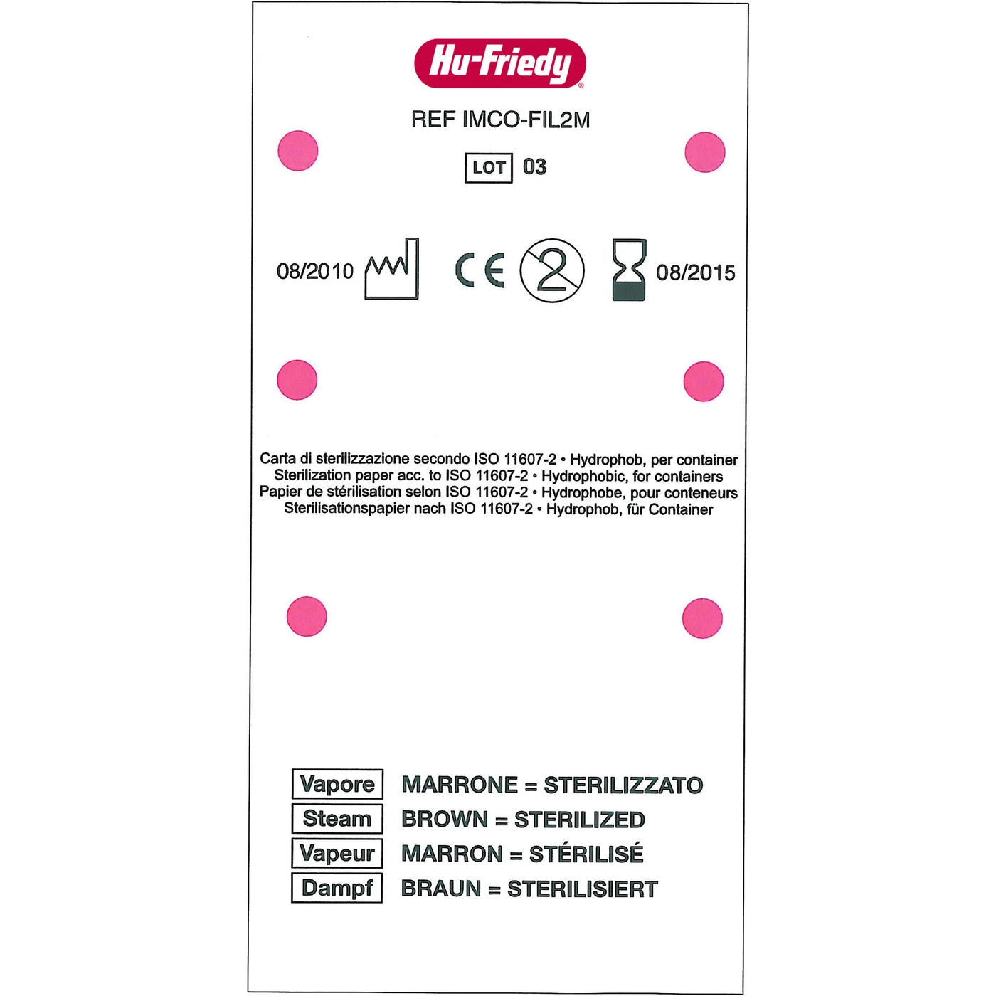 IMS Papier-Einmal-Sterilisationsfilter