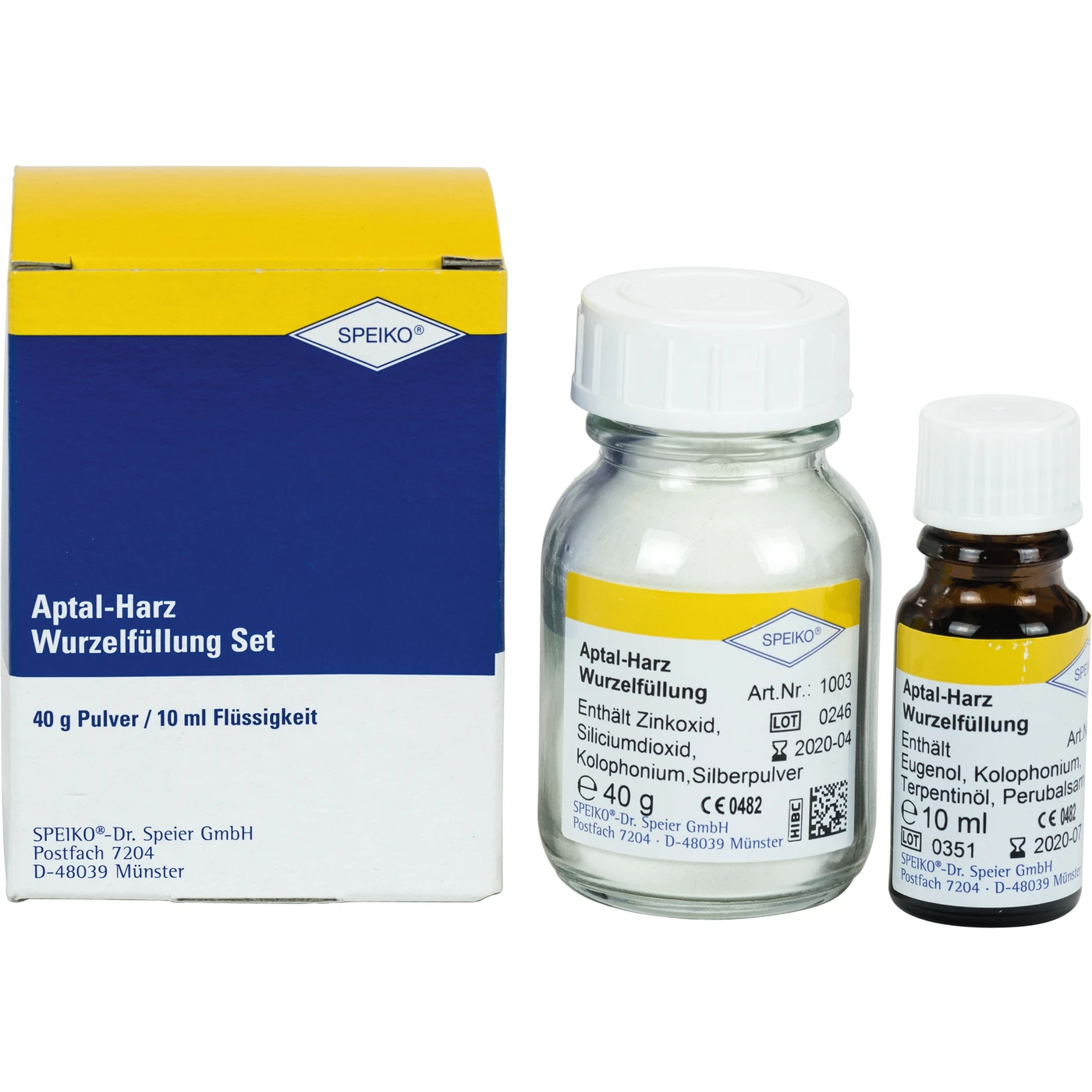 Aptal-Harz Wurzelfüllung