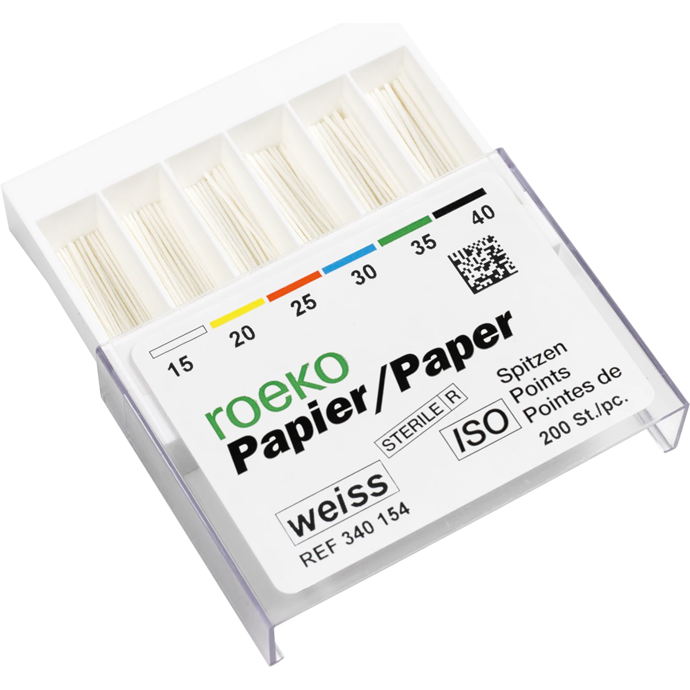 roeko Papier Spitzen weiss