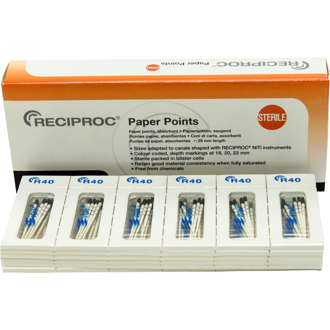 RECIPROC® Papierspitzen