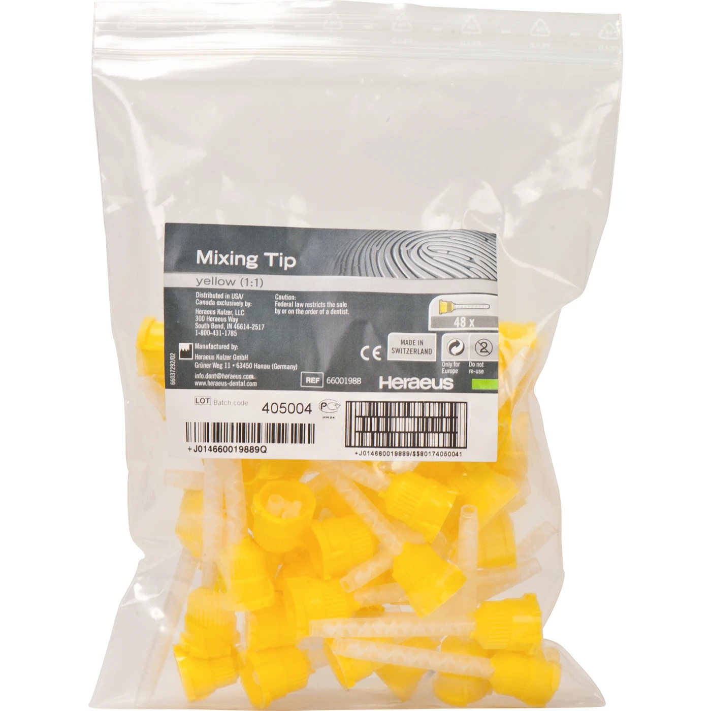 Mixing Tip gelb