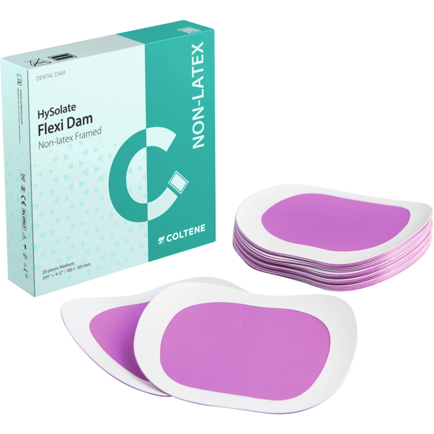 HySolate Flexi Dam® Non-Latex gerahmt