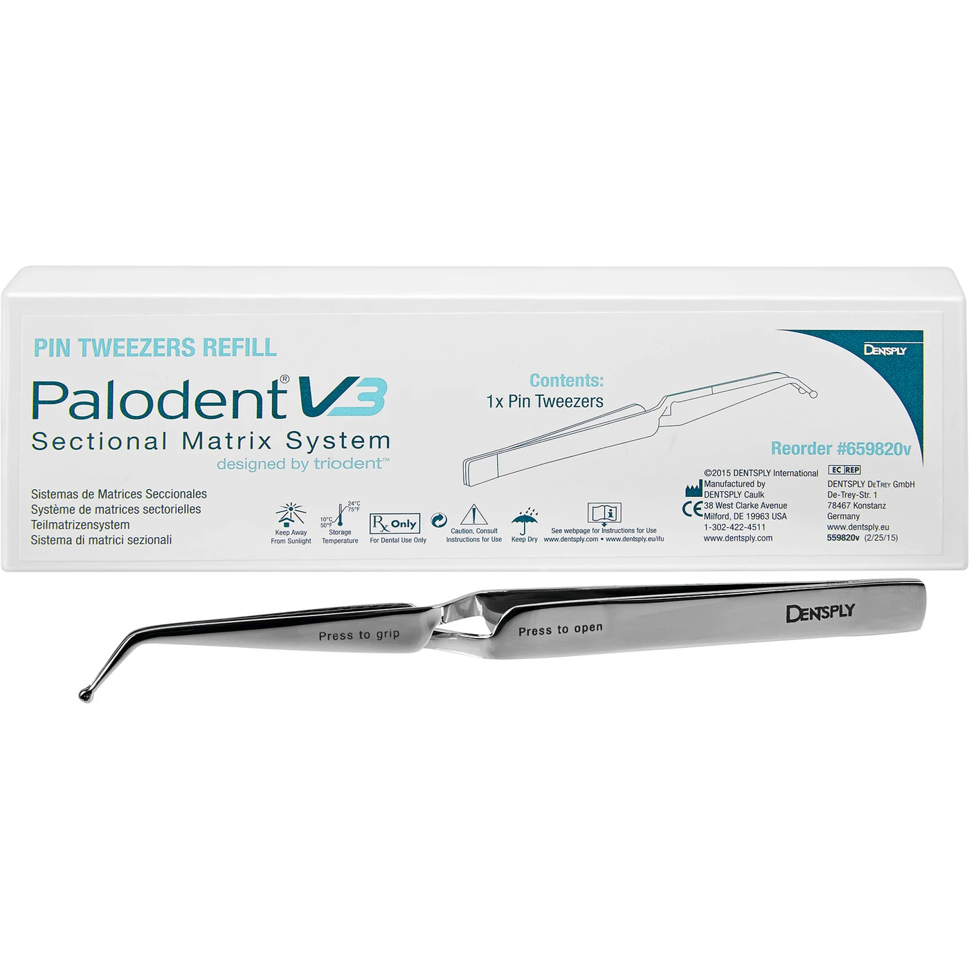 Palodent® V3 Teilmatrizensystem Spezialpinzette