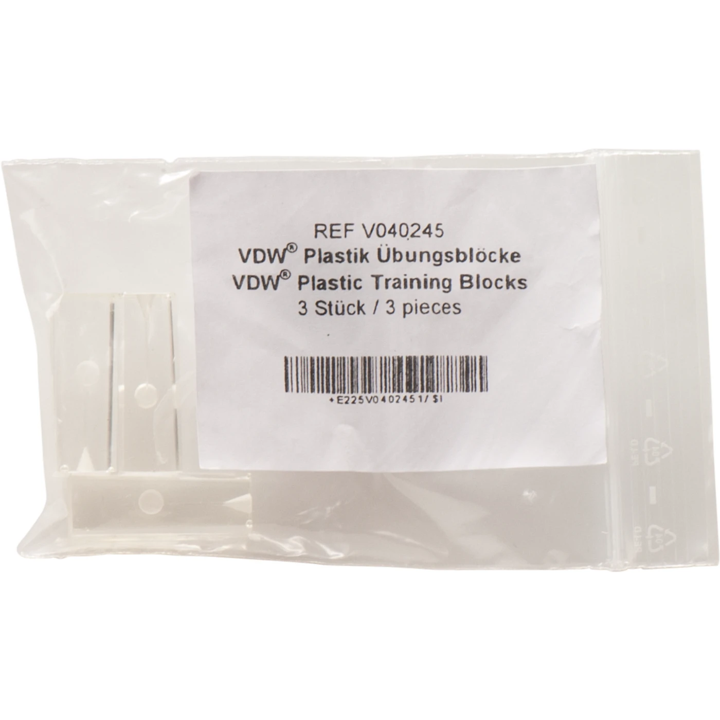 Plastik Übungsblöcke