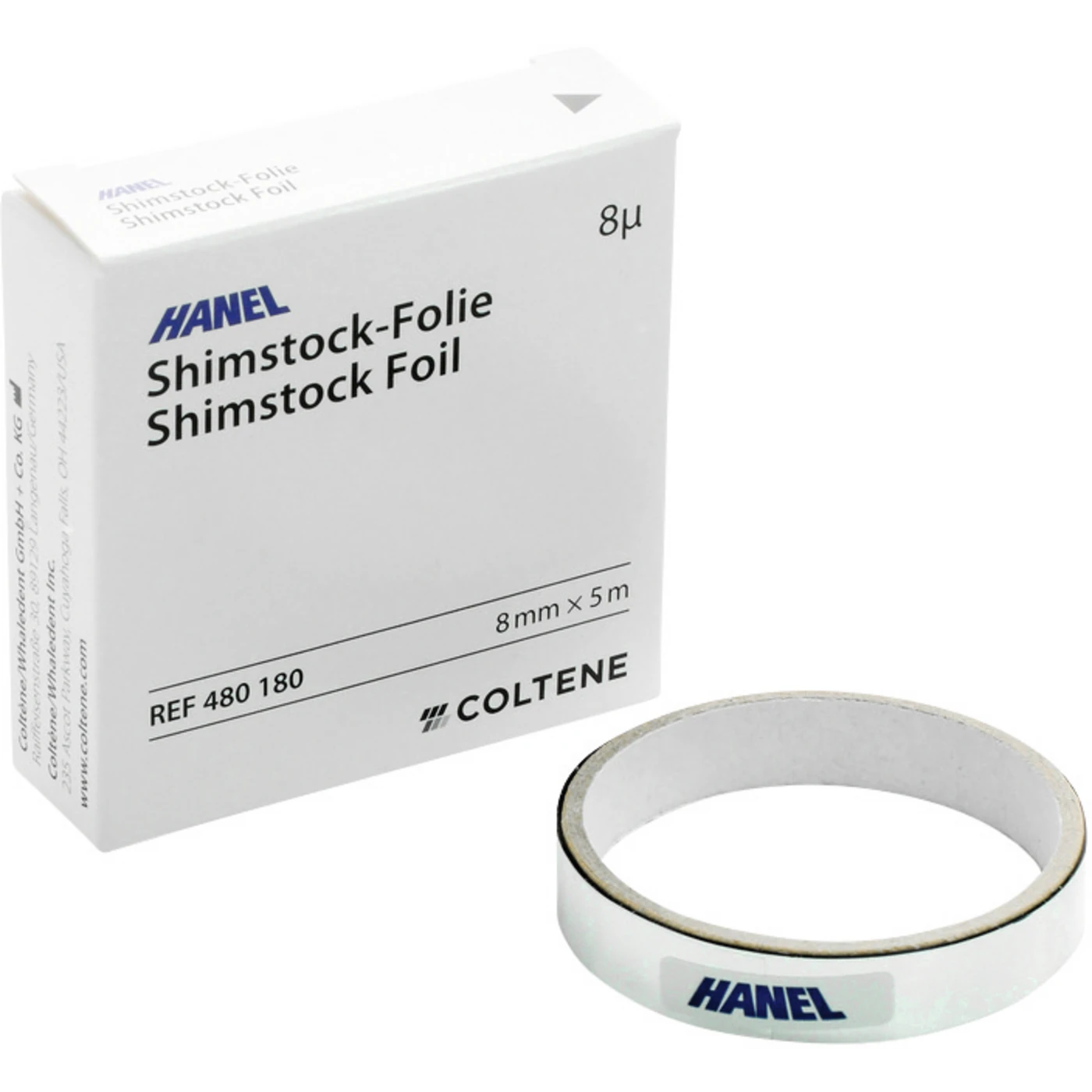 HANEL Shimstock-Folie, 8 µm