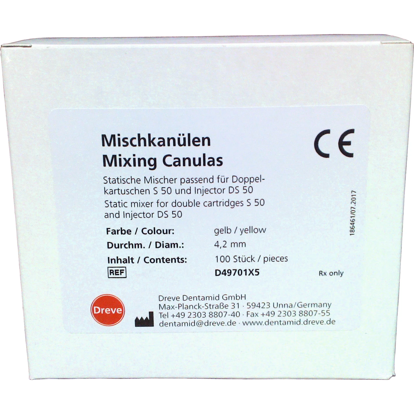 Dreve Mischkanülen gelb