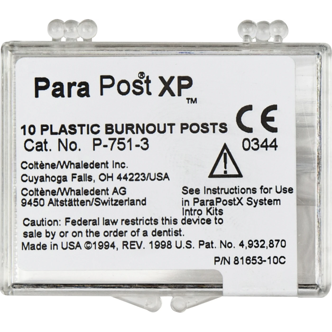 ParaPost® XP™ Ausbrennstifte
